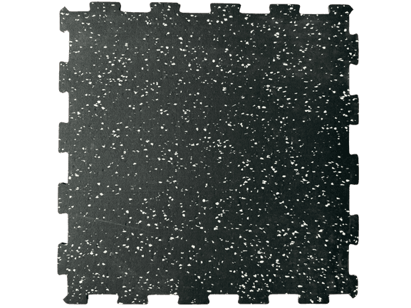 Loseta de Hule Para Gimnasio Ensamblable con Chispas